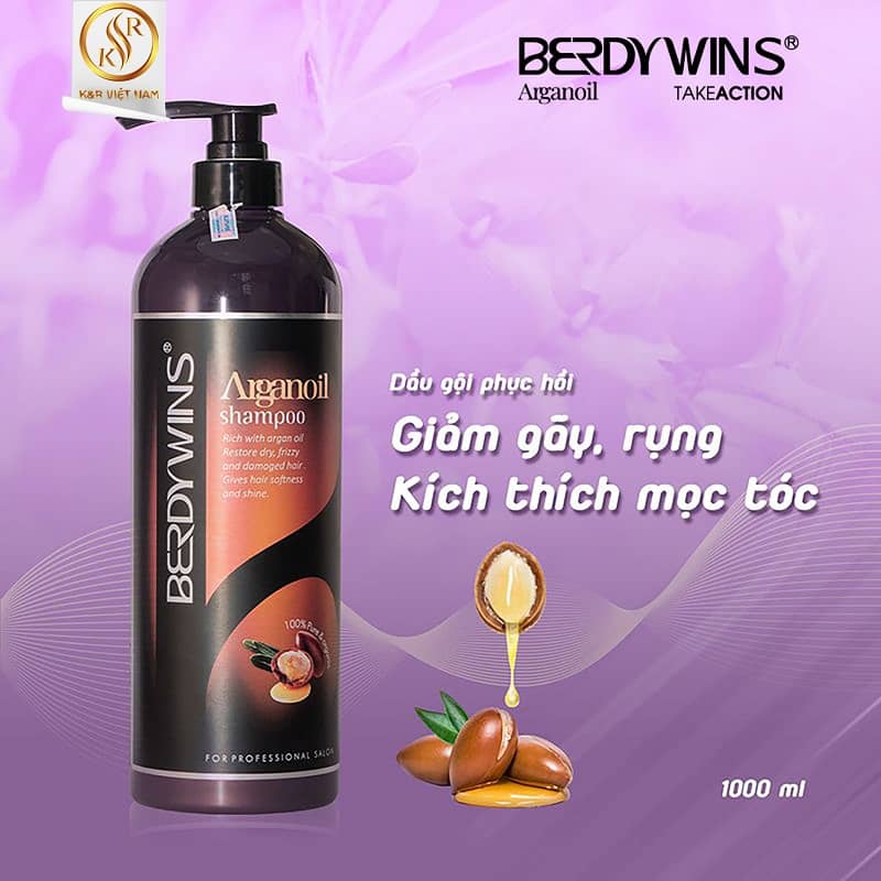 Dầu gội phục hồi Arganoil BERDYWINS – 1000ml