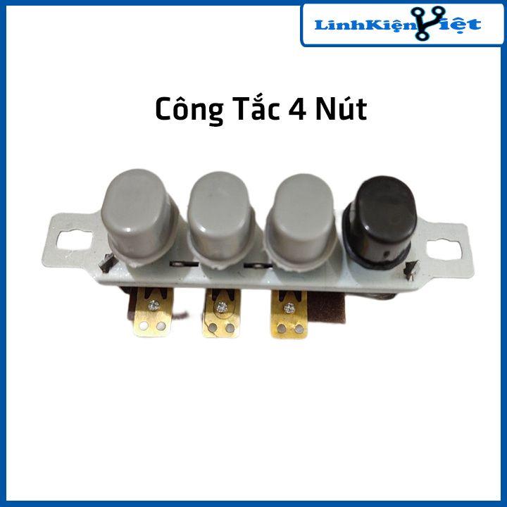 Công tắc số quạt 4 nút, 5 nút loại đầu bầu dục điều chỉnh tốc độ gió cho quạt cây, quạt bàn