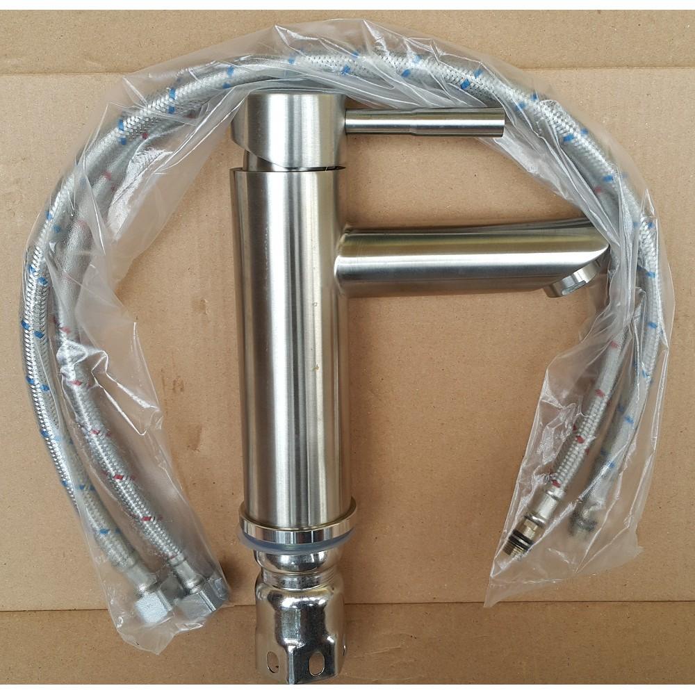 Vòi chậu rửa mặt 1 lỗ nóng lạnh mã SL1920, SL10, TRM đồng mạ crome bảo hành 3 năm, vòi lavabo 1 lỗ inox 304