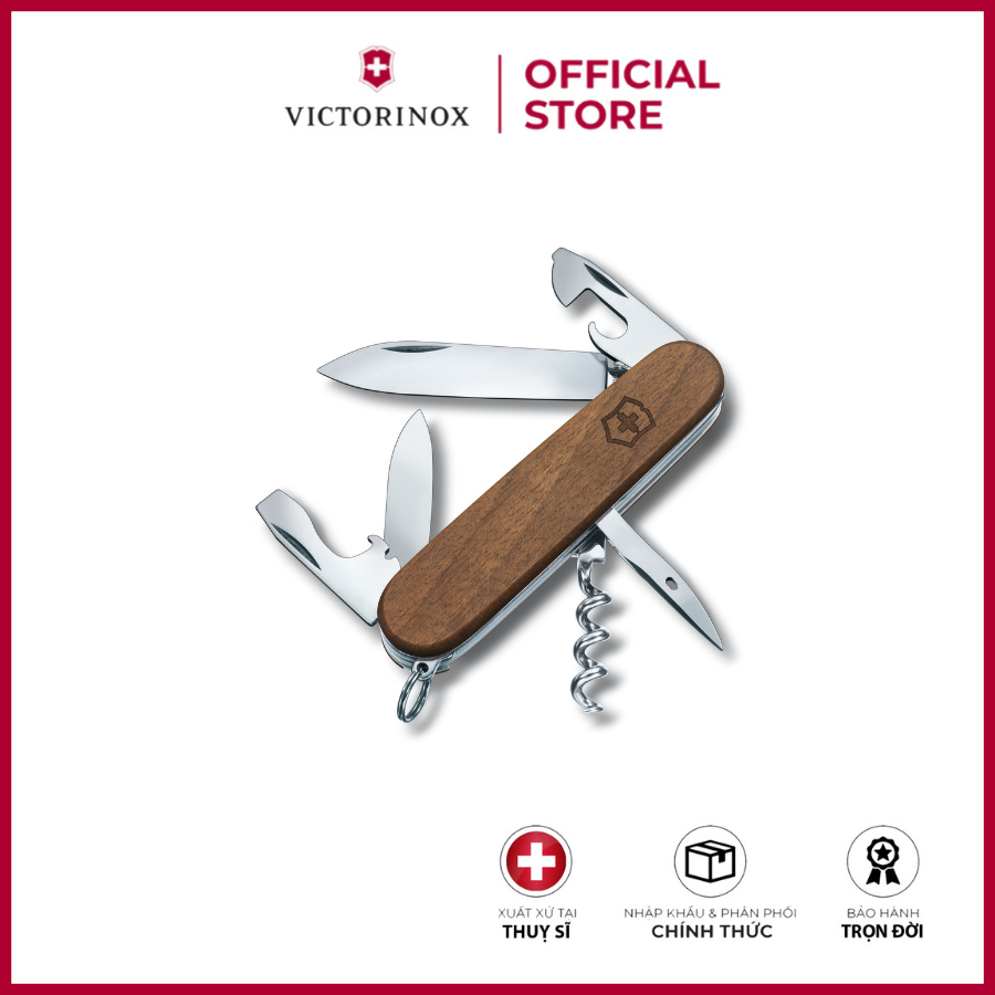 Dao đa năng VICTORINOX Spartan Walnut Wood 1.3601.63 (91 mm) - Hãng phân phối chính thức