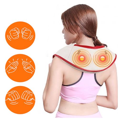 Đai massage đấm bóp cổ vai gáy MZ-666 - Có 100 kiểu đấm