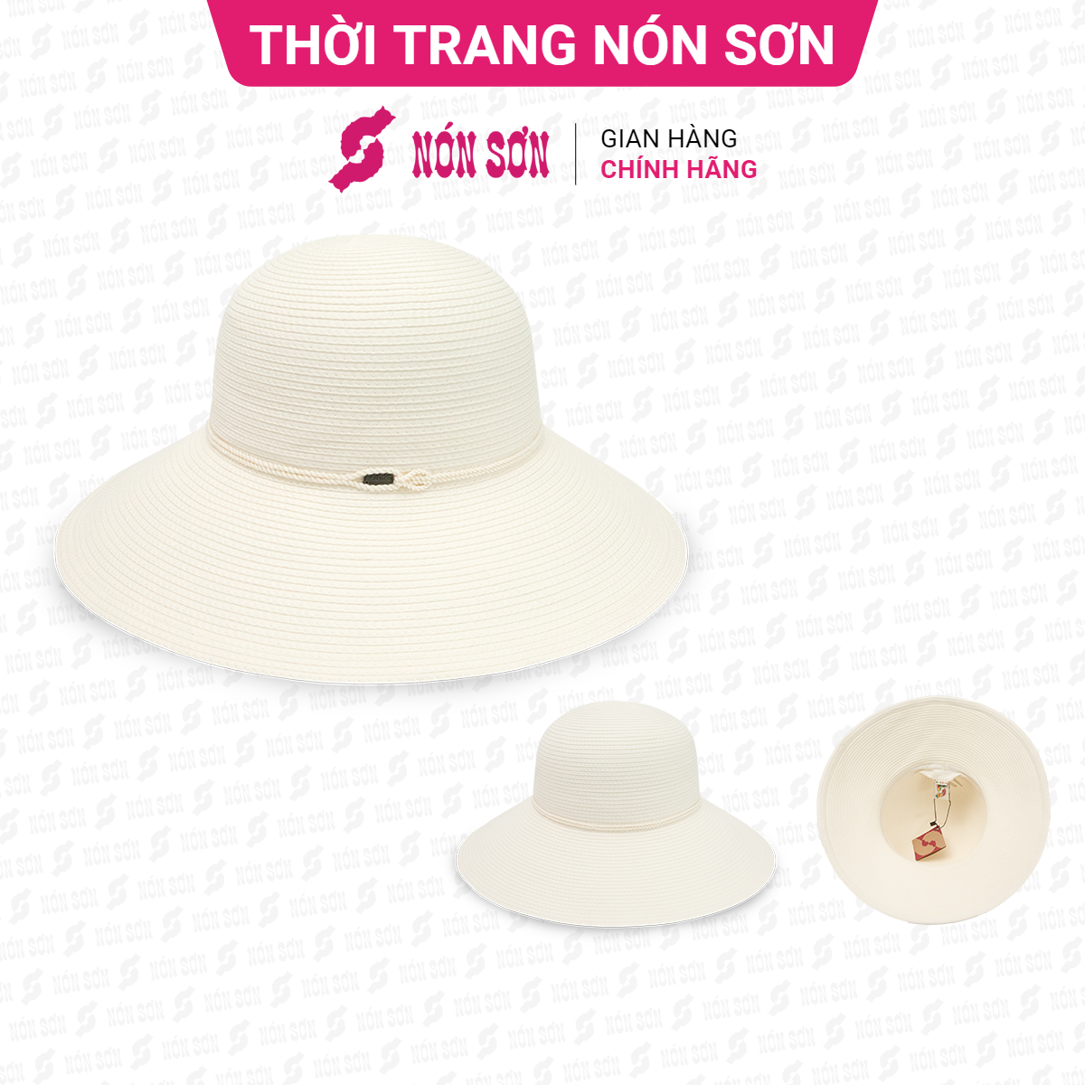 Mũ vành thời trang NÓN SƠN chính hãng XH001-104-KM2