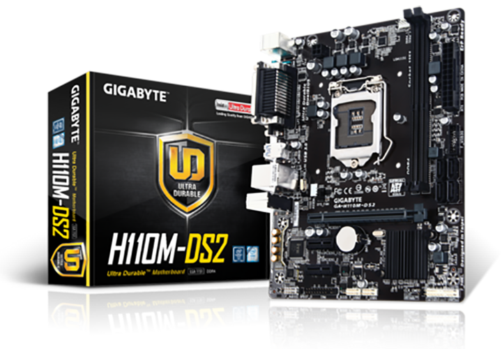 Bo Mạch Chủ Main Gigabyte H110M-DS2 socket LGA1151 - Hàng Chính Hãng