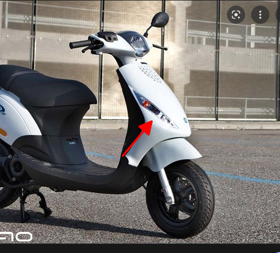 Đèn xi nhan Trước xe ZIP Piaggio Xi nhan xe máy Zip