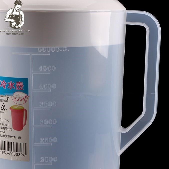 Ca Nhựa 5000ml Có Nắp, Ca 5L