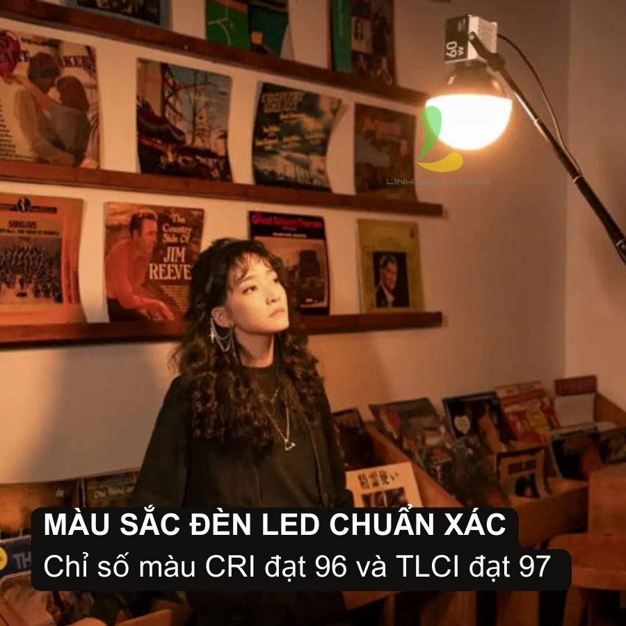 Đèn Led Zhiyun Molus G60 - Đèn cầm tay chuyên dụng cho Studio & sản xuất phim công suất 60W - Hàng nhập khẩu