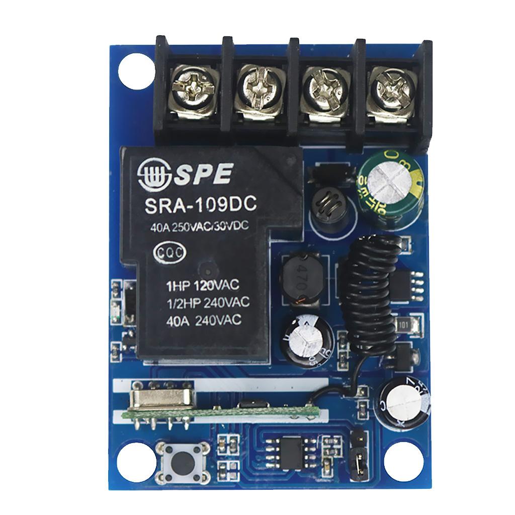 12V-48V 1 Channel Learning Code Wireless Remote Control Switch Module