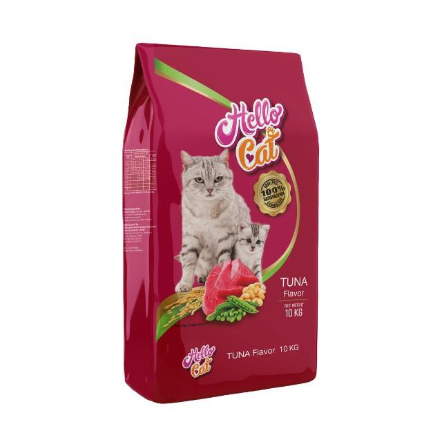 Thức Ăn Cho Mèo Mọi Lứa Tuổi Dạng Hạt Vị Cá Ngừ - Hello Cat Tuna 400G