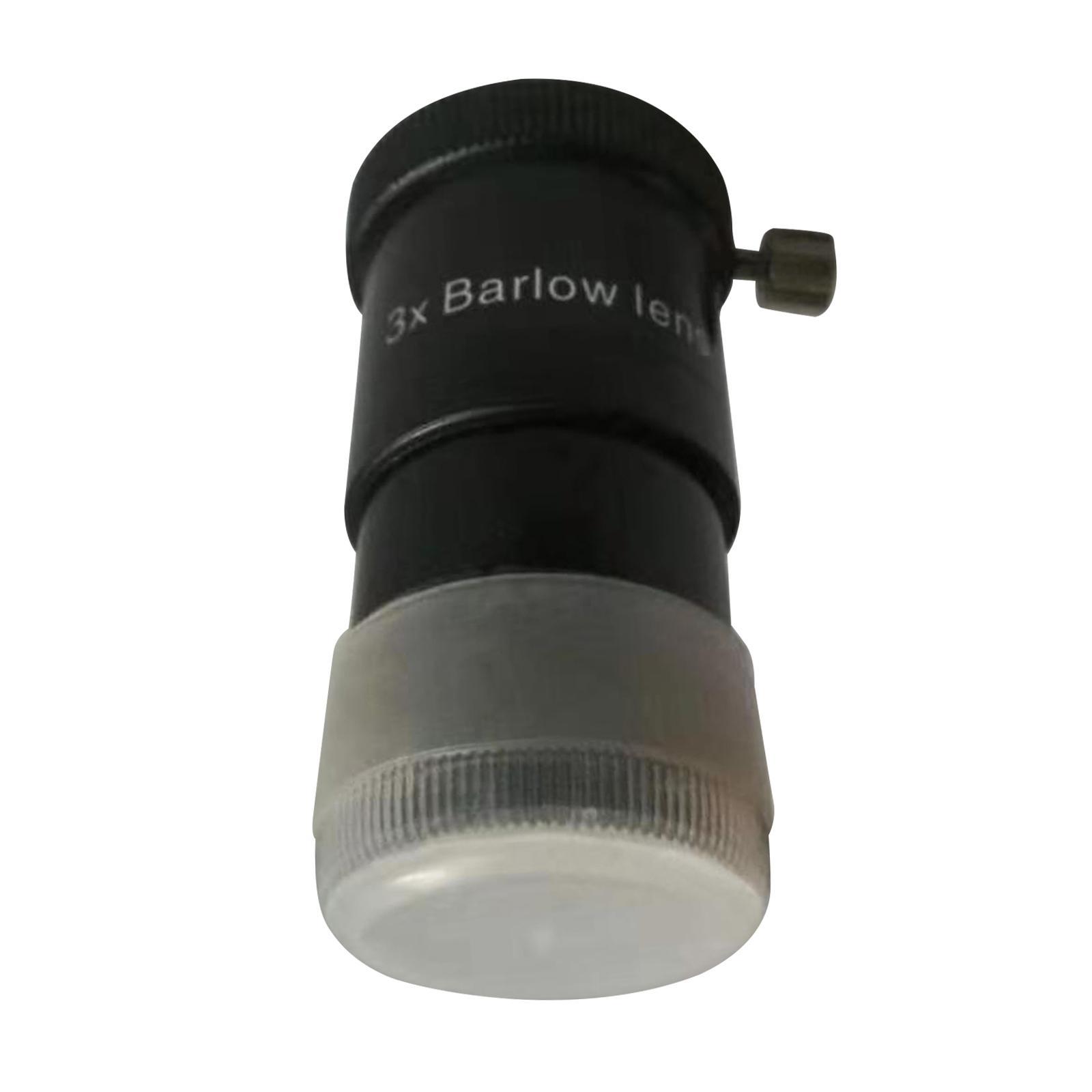 Telescope Eyepiece 1.25" Barlow Lens 3X & Moon Color Filter Yellow Universal