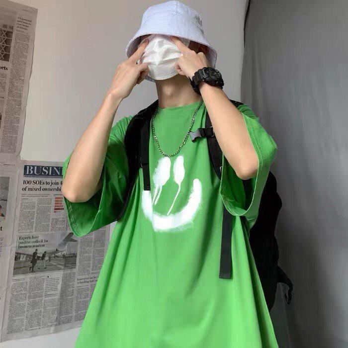 Áo phông oversize Smile Tee, JACKLANE, Áo cộc tay Unisex Jack Lane