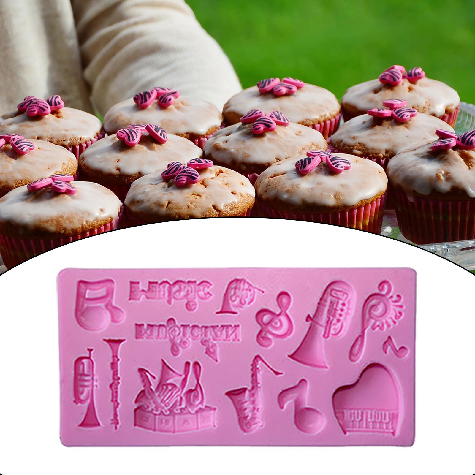 Silicone Cake Baking Mold 3D Instrument Pattern Mold for Fondant Cake