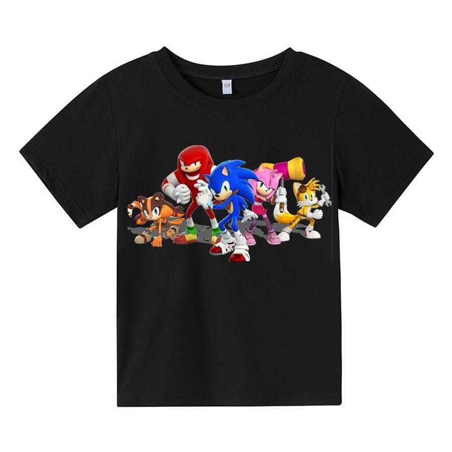 Áo thun trẻ em biệt đội sonic 4 Có size người lớn, King Cotton