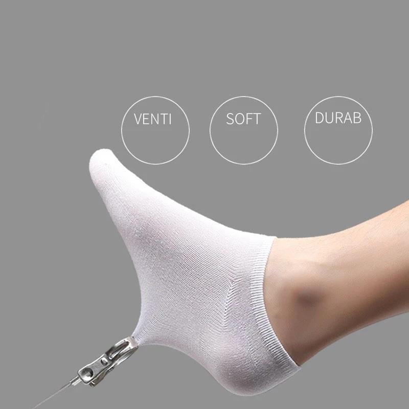 Vớ Thể Thao Bằng Cotton Thoáng Khí Màu Sắc Đơn Giản Cho Nam Nữ