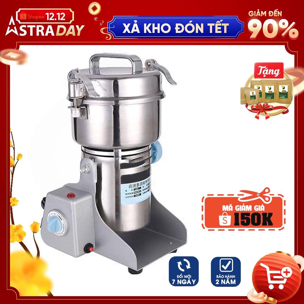 [Hàng Chính Hãng]Máy Xay Tinh Bột Nghệ Seka Máy xay Ngũ Cốc, Tam Thất Loại 800g Inox 304 Sáng Bóng Đẹp