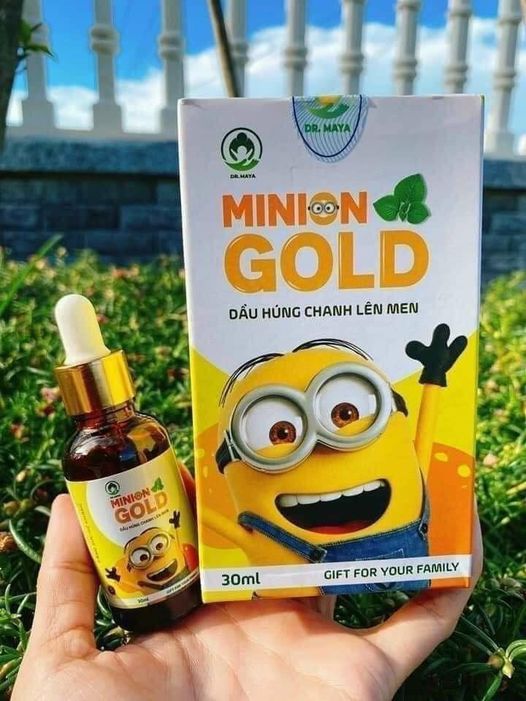 COMBO 2 Dầu húng chanh Minion Gold 30ml