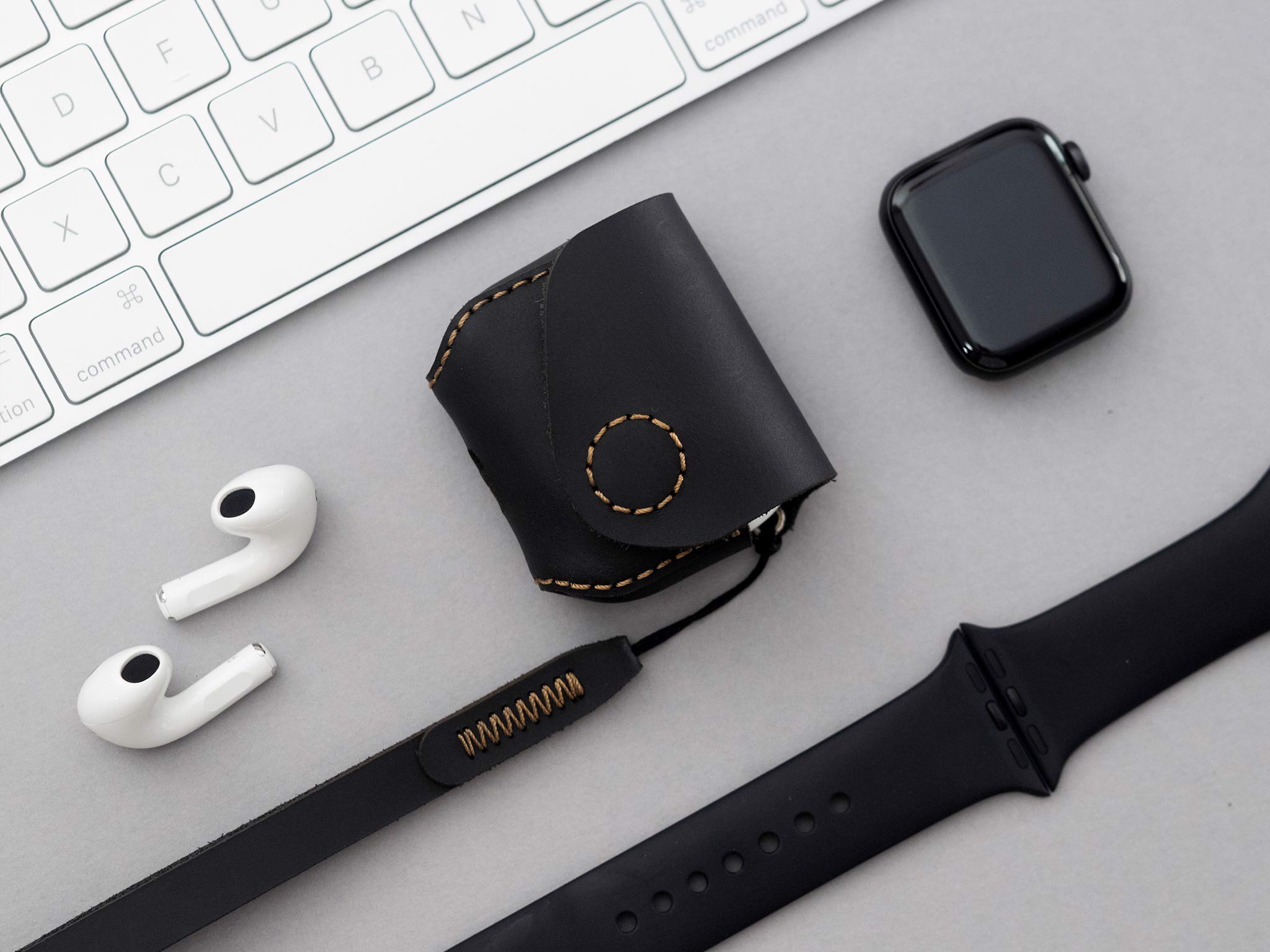 Case bảo vệ Bao da SEN dành cho Apple Airpods 3 - Hàng Chính Hãng Khacten.com