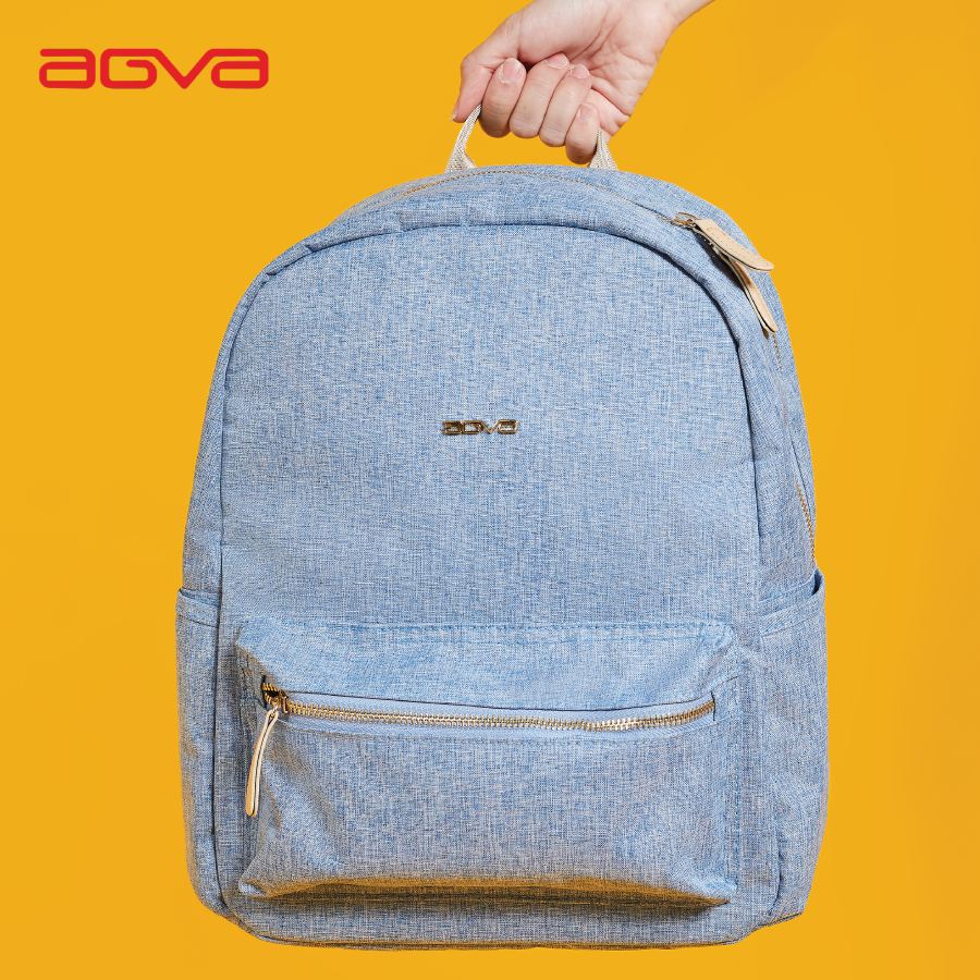 Balo nữ AGVA Stella 13.3 inch - Mã LTB351DENIMBLUE Xanh dương - Kích thước Ngang 29 x Rộng 14 x Cao 36 cm - Bảo hành 02 năm chính hãng