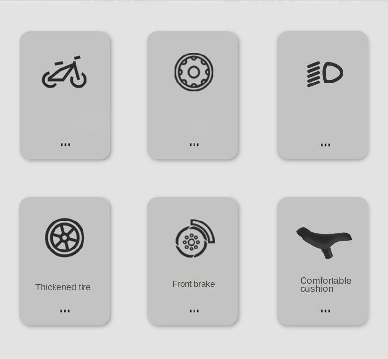 Xe đạp trẻ em 3-6 tuổi bằng thép carbon cao có đèn nhạc 12/14/16 inch Xe đạp 3 bánh Color: 16inch-blue