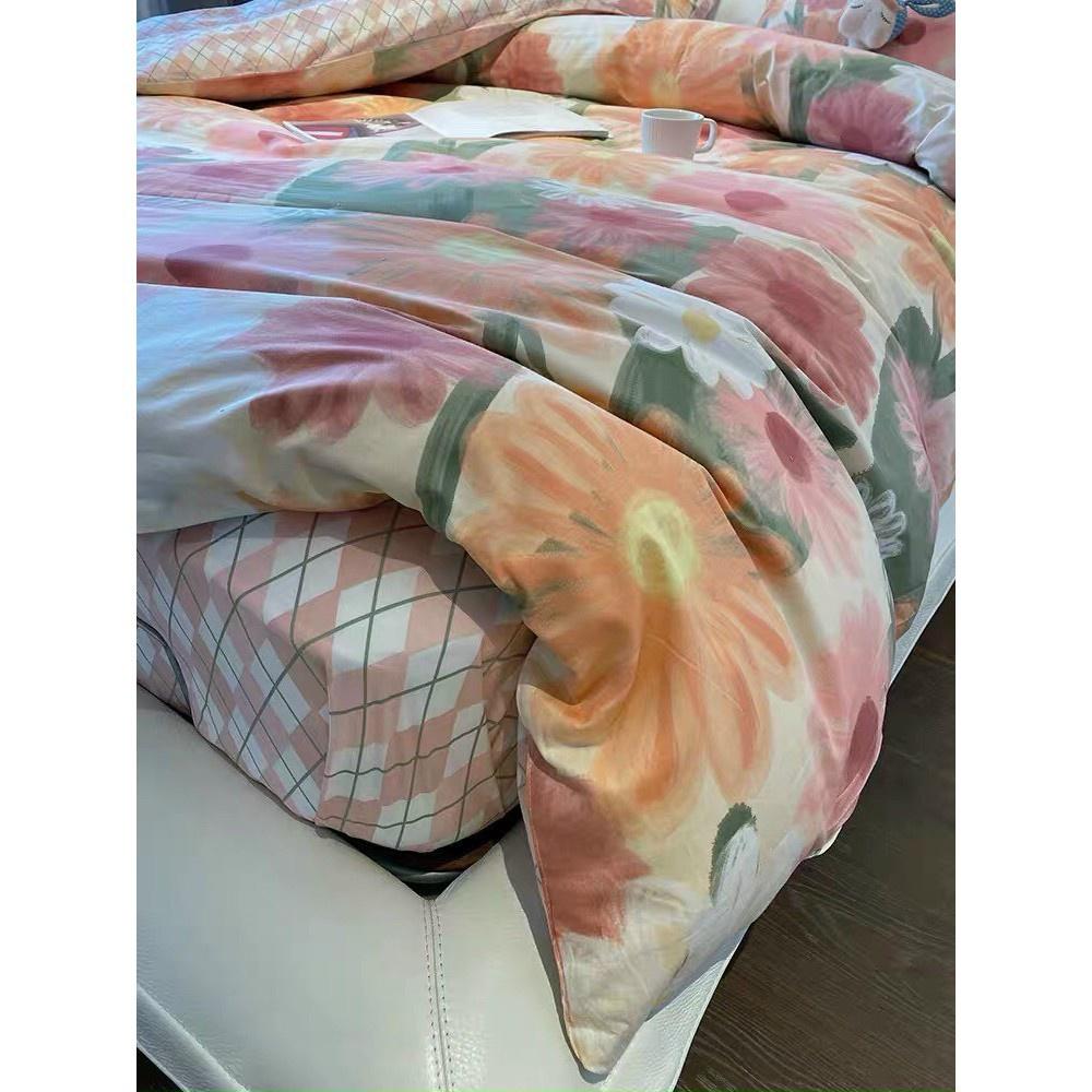 Bộ chăn ga gối Cotton Living 100% đủ size giường nệm 1m2 đến 2m*2m2