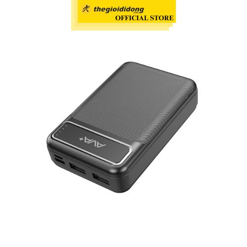 Pin sạc dự phòng Polymer 10000mAh 10.5W AVA+ GN-05 - Hàng chính hãng