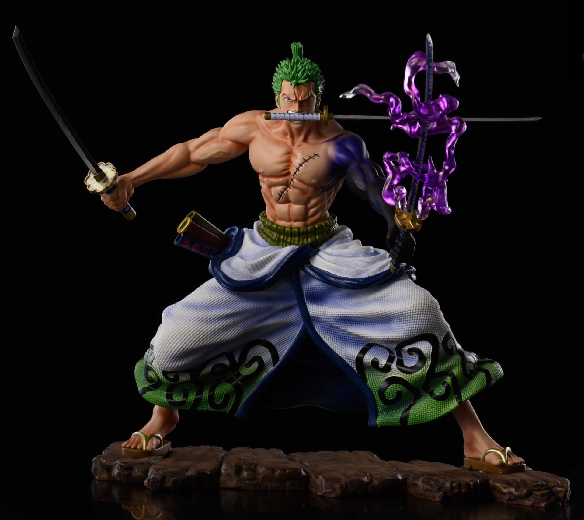 Mô hình GK Zoro Tam Kiếm Wano Quốc Cao Kiếm haki - Mô hình Figure One Piece