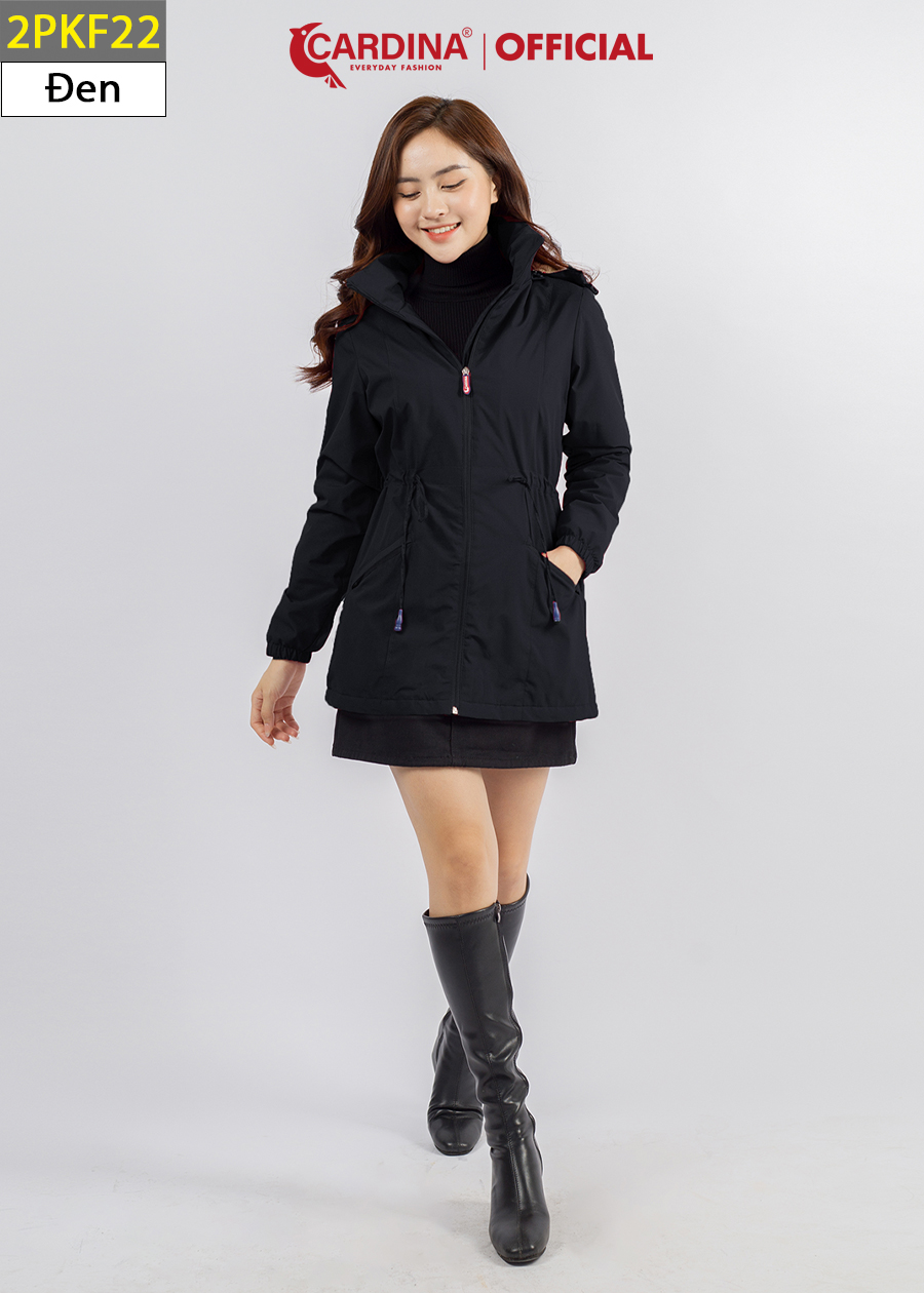 Áo Parka Nữ CARDINA Lót Lông Cừu Cao Cấp Cản Gió Giữ Nhiệt Siêu Ấm 2PKF