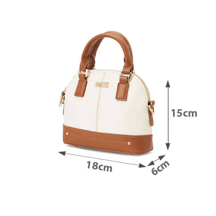 Túi Xách Nữ Thời Trang JUNO Cỡ Nhỏ Top Handle Logo Chữ Kí TXN812