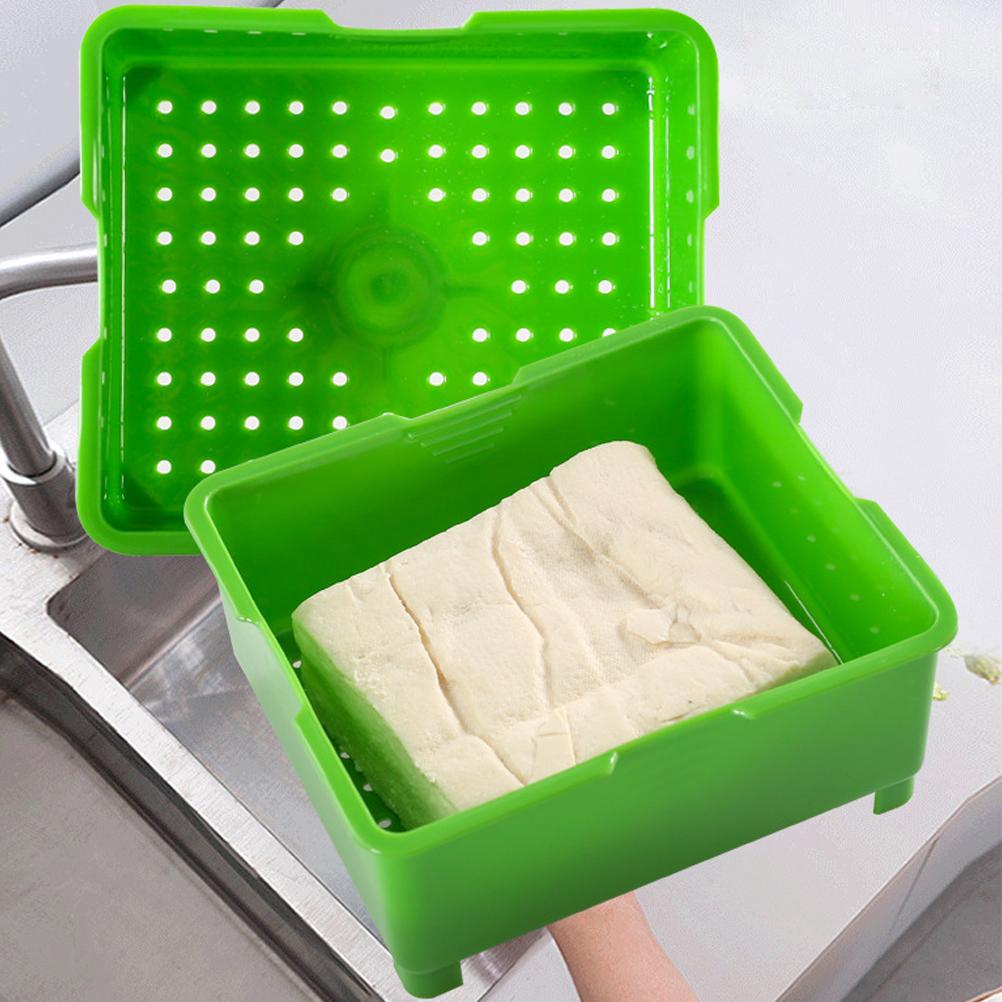 Đậu Phụ Báo Chí Đậu Phụ Điện 3 Lớp Đậu Phụ Báo Chí Xây Dựng-Thoát Nước Nước Loại Bỏ Công Cụ An Toàn Khi Rửa Nhà Bếp Nấu Ăn bộ Dụng Cụ