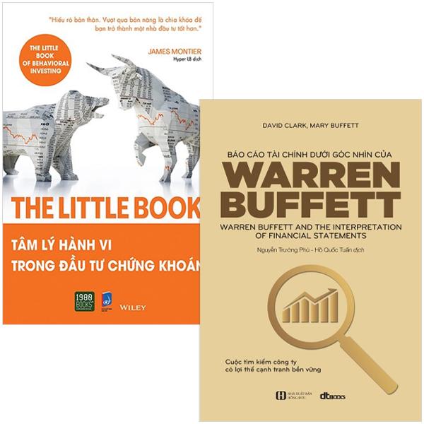 Combo Sách Tâm Lý Hành Vi Trong Đầu Tư Chứng Khoán + Báo Cáo Tài Chính Dưới Góc Nhìn Của Warren Buffett (Bộ 2 Cuốn)