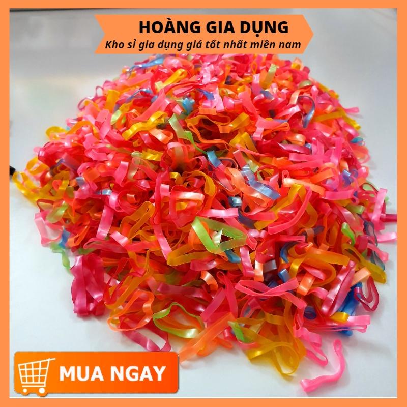 1 KG Chun Nịt Buộc Tóc Siêu Dai Dày Dặn Chắc Chắn Bền Đẹp H227
