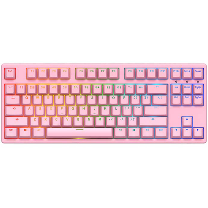 Bàn phím cơ AKKO 3087S RGB – Pink (Akko switch) - Orange - Hàng chính hãng
