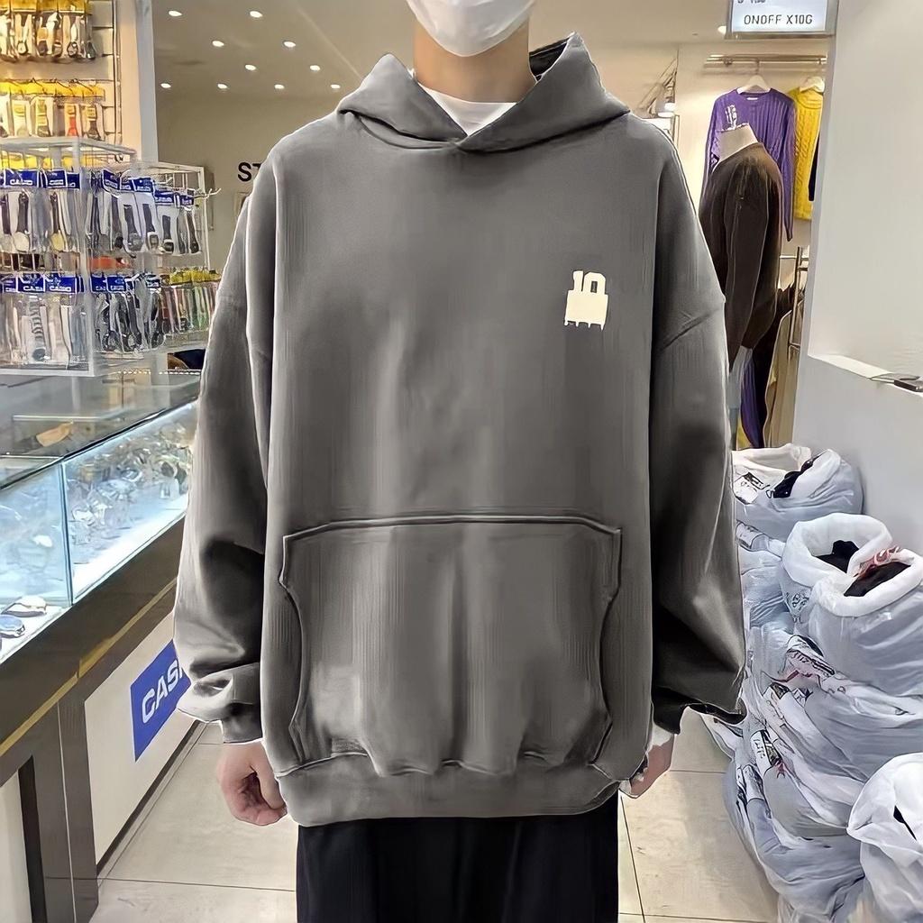Áo Hoodie Nỉ Unisex Nam Nữ Họa Tiết Túi Lưng