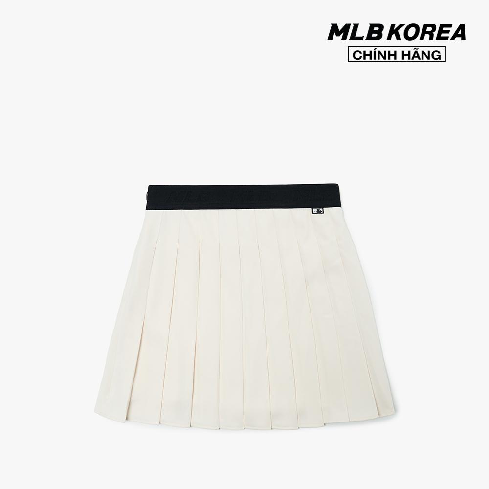 MLB - Chân váy mini xếp li Basic Pleats 3FSKB0324