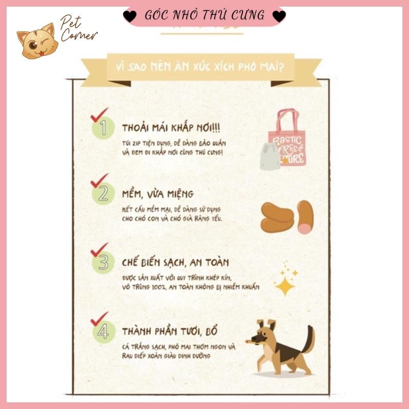 Xúc xích phomai Bowwow - Xúc xích cho chó vị phô mai