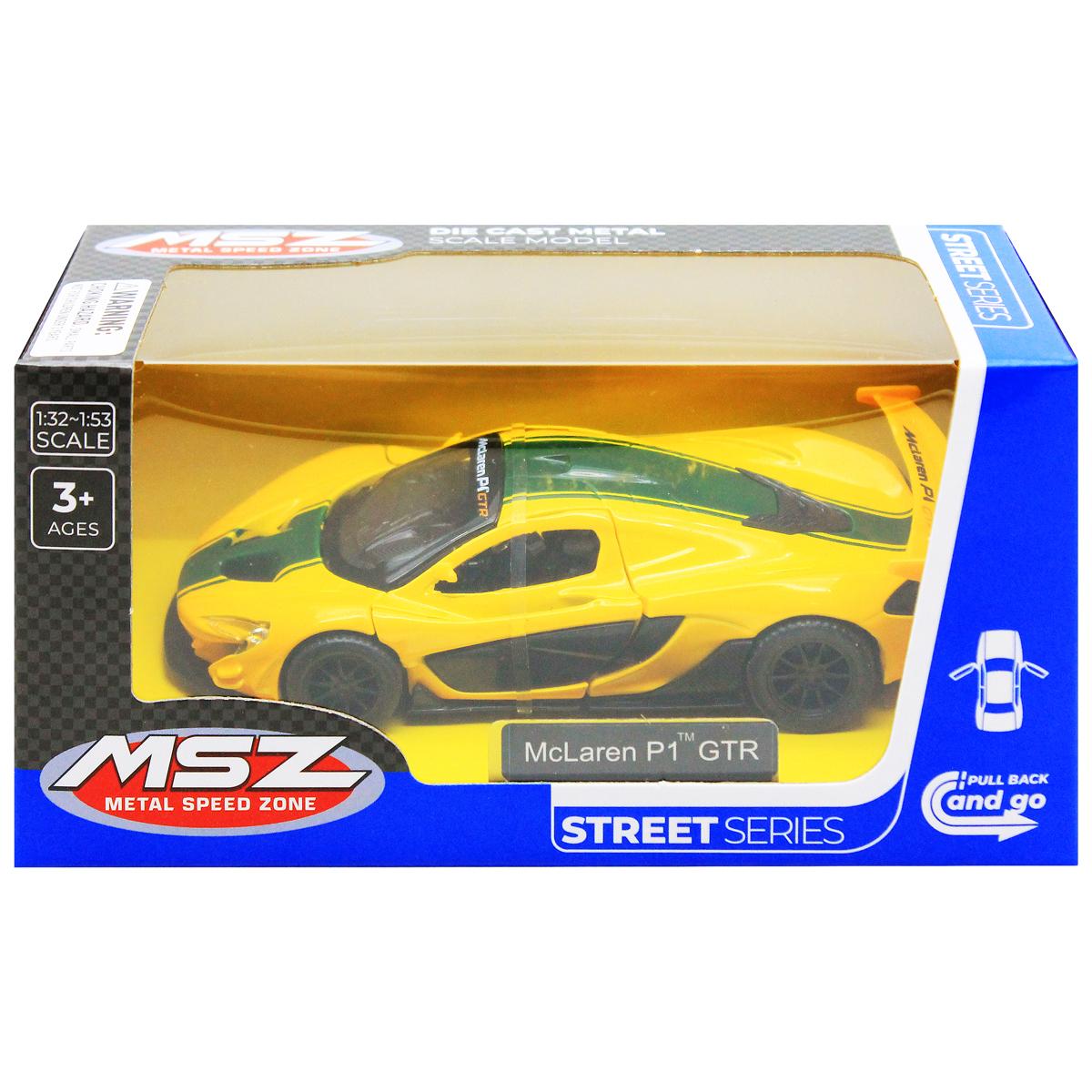 Đồ Chơi Mô Hình Xe Mclaren P1 GTR - Vecto VT67362/YL - Màu Vàng