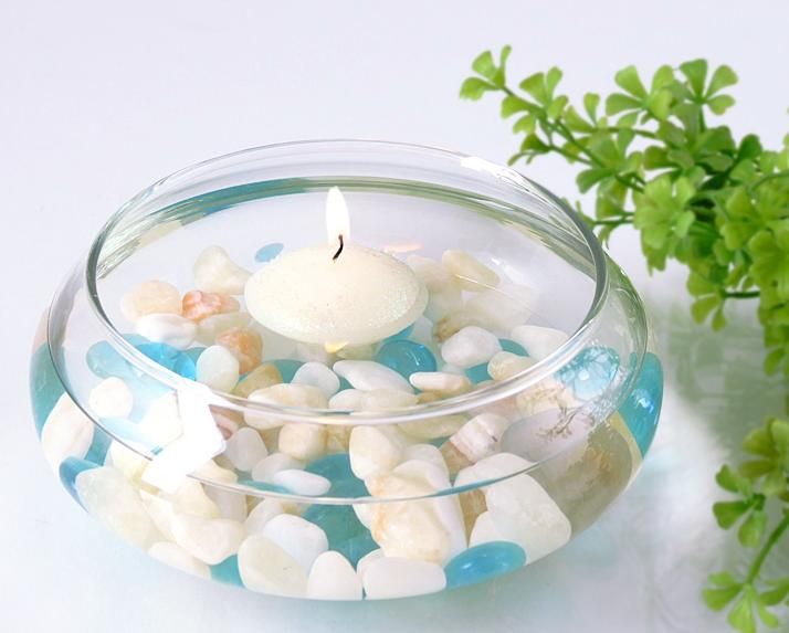 Chậu thả hoa thủy tinh trang trí