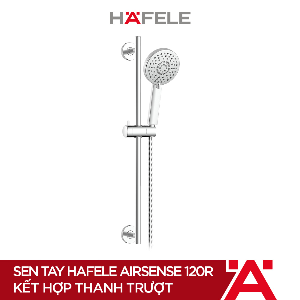 Sen tay Hafele Airsense 120R kết hợp thanh trượt - 495.60.684 (Hàng chính hãng)