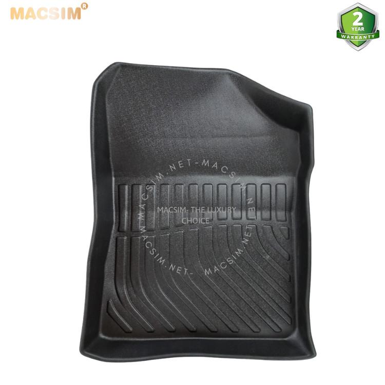 Thảm lót sàn xe ô tô Toyota Vios 2014 - nay (sd) Nhãn hiệu Macsim chất liệu nhựa TPE cao cấp màu đen