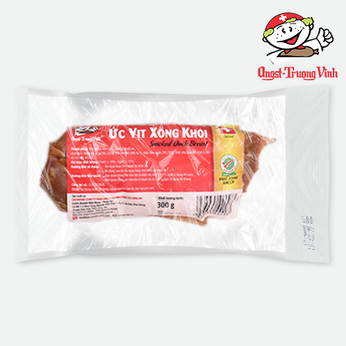 Ức vịt xông khói/Smoked duck breast 300GR/PE