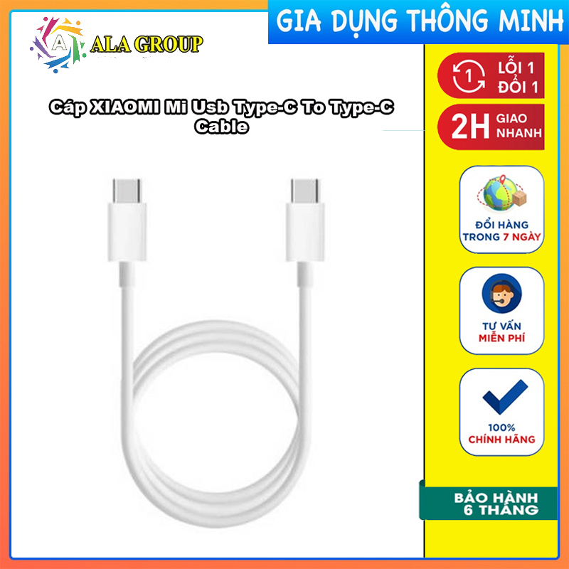 Cáp XIAOMI Mi Usb Type-C To Type-C Cable - Hàng Chính Hãng