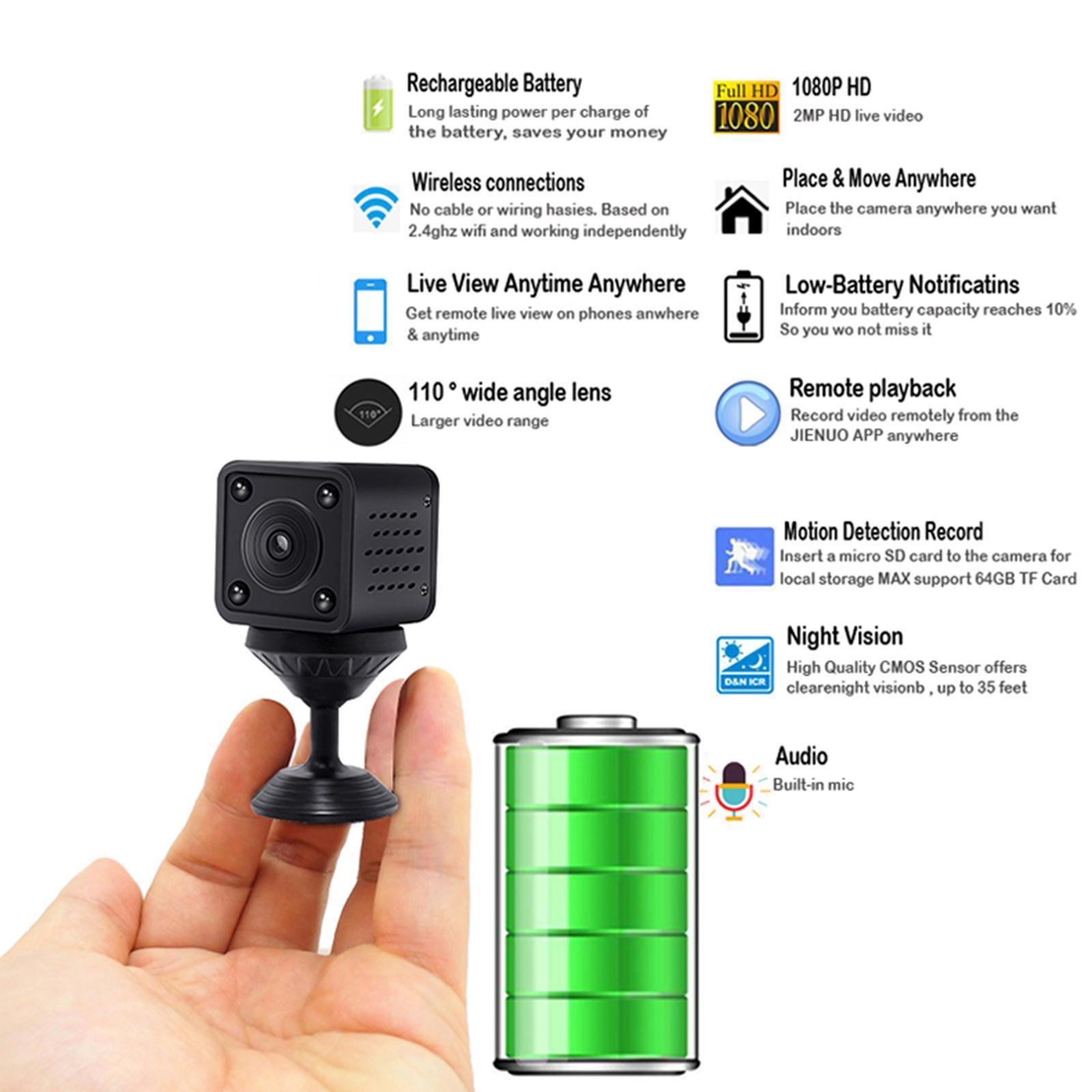 WiFi Camera Home 1080P Mini IP Wireless Remote Tracking