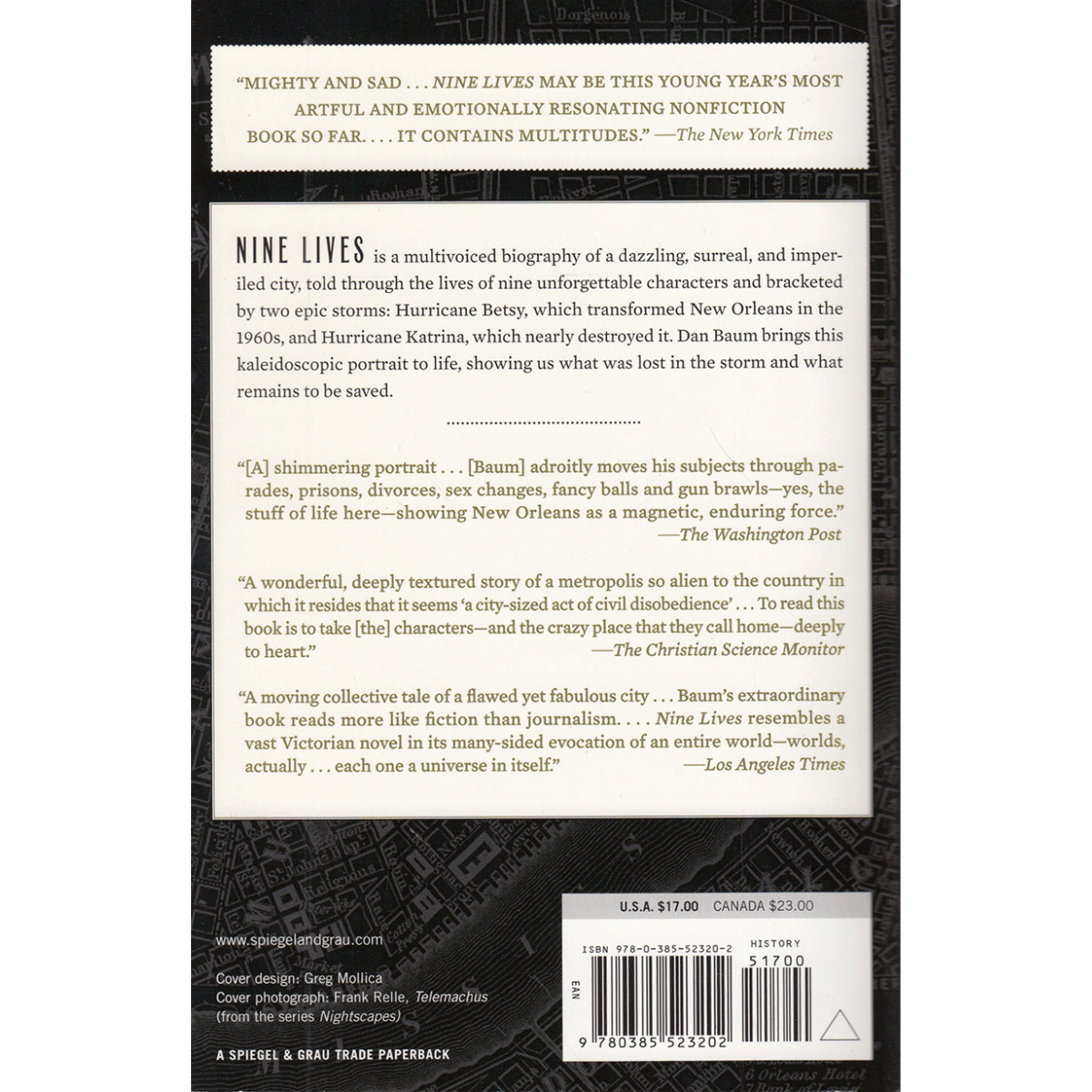 Nine Lives: Mystery, Magic, Death, And Life In New Orleans