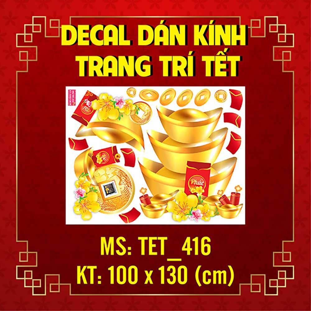 DECAL TRANG TRÍ TẾT 2023 COMBO SỐ 68