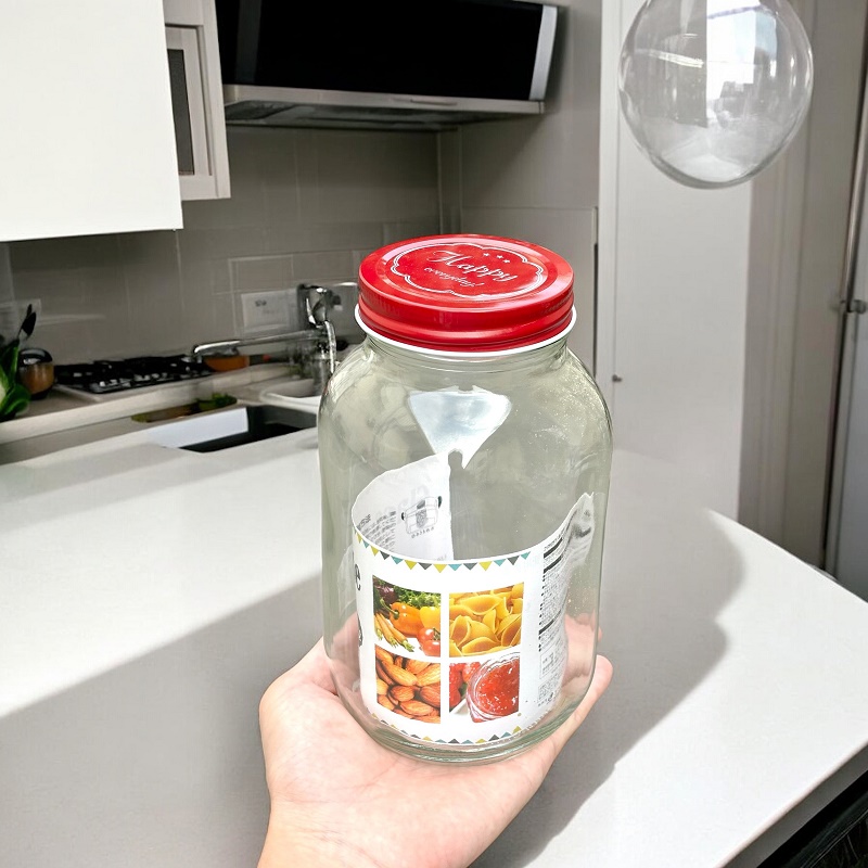 Chai thủy tinh có nắp Echo Glass Bottle 1.0L