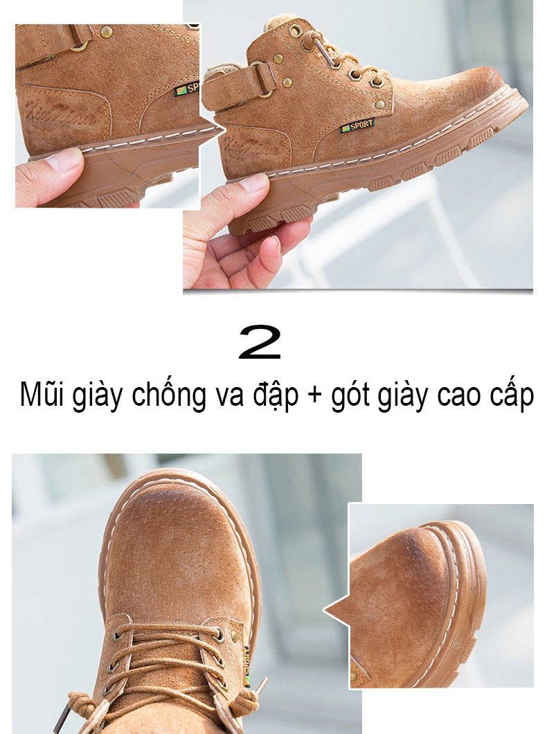 Giày cao cổ mùa thu và mùa đông cho bé trai và bé gái phong cách Hàn Quốc mã 19062