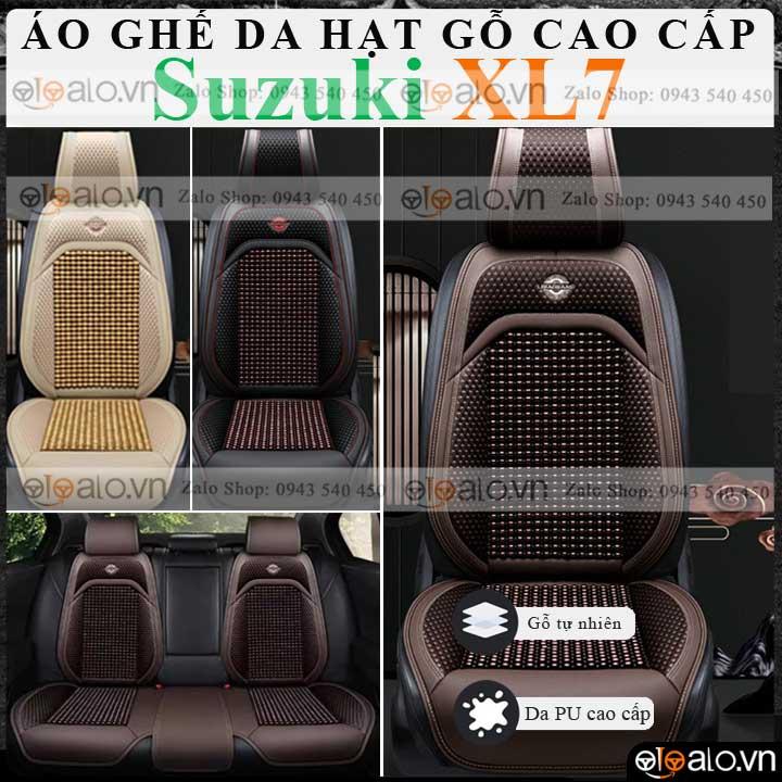 Áo trùm lót bọc ghế da xe ô tô Suzuki XL7 da hạt gỗ tự nhiên CAO CẤP