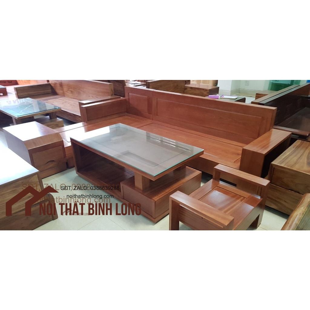 Bàn ghế gỗ tiếp khách giá thật