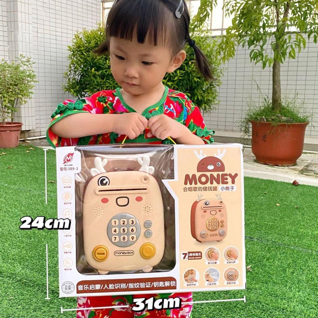 Két đựng tiền mini cho bé yêu, Hộp tiết kiệm mini có khóa, Heo bỏ tiền-Lợn bỏ tiền tiết kiệm- Hàng cao cấp