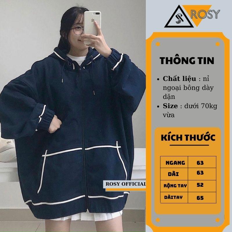 Áo khoác hoodie form rộng chạy viền tay chất nỉ ngoại dày dặn cao cấp, Áo nỉ nữ Hoodie chạy viền áo khoác bomber form to dày dặn, Áo Khoác Viền Trắng Nỉ Unisex Ulzzang Áo Hoodie Sweater Bông Nam Nữ Form Rộng Basic