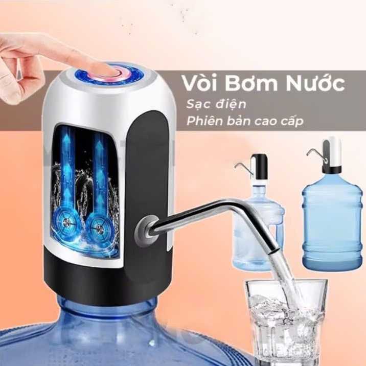 Máy  hút nước bơm nước tự động phù hợp với các loại bình nước